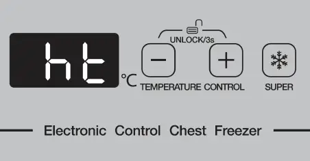 JOCEL JCH 400 Horizontal Freezer - Smart Monitor functon