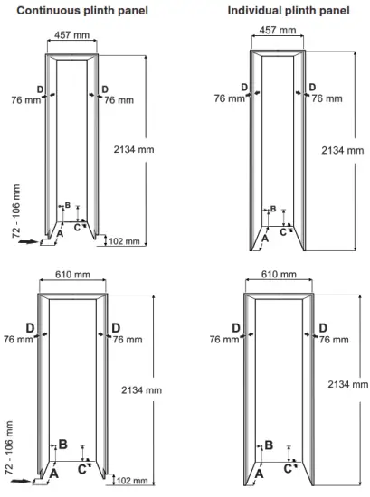 LIEBHERR EGN 91 Freezer - Continuous plinth panel