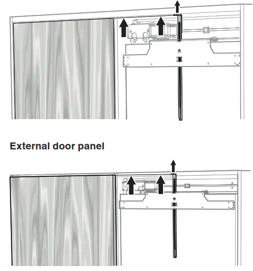 LIEBHERR EGN 91 Freezer - Internal doohr panel