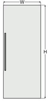 LIEBHERR EGN 91 Freezer - Internal door panel