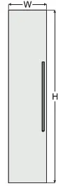 LIEBHERR EGN 91 Freezer - Panel dimensions