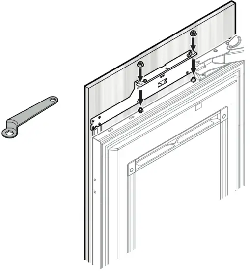 LIEBHERR EGN 91 Freezer - adjusting screws