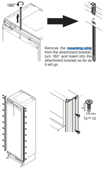 LIEBHERR EGN 91 Freezer - mounting strip