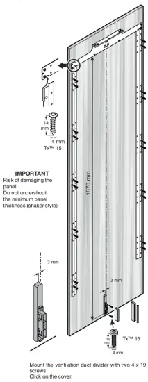 LIEBHERR EGN 91 Freezer - panel support s
