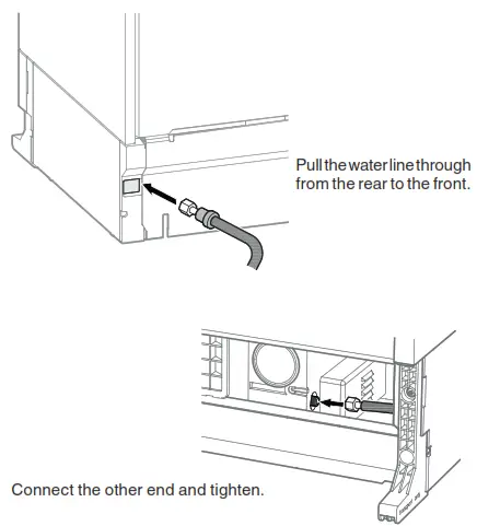LIEBHERR EGN 91 Freezer - water line through