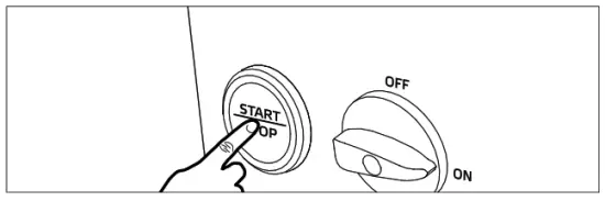 CROMTECH TG7000iE Inverter Generator - Button