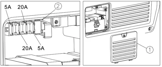 CROMTECH TG7000iE Inverter Generator - Fuses