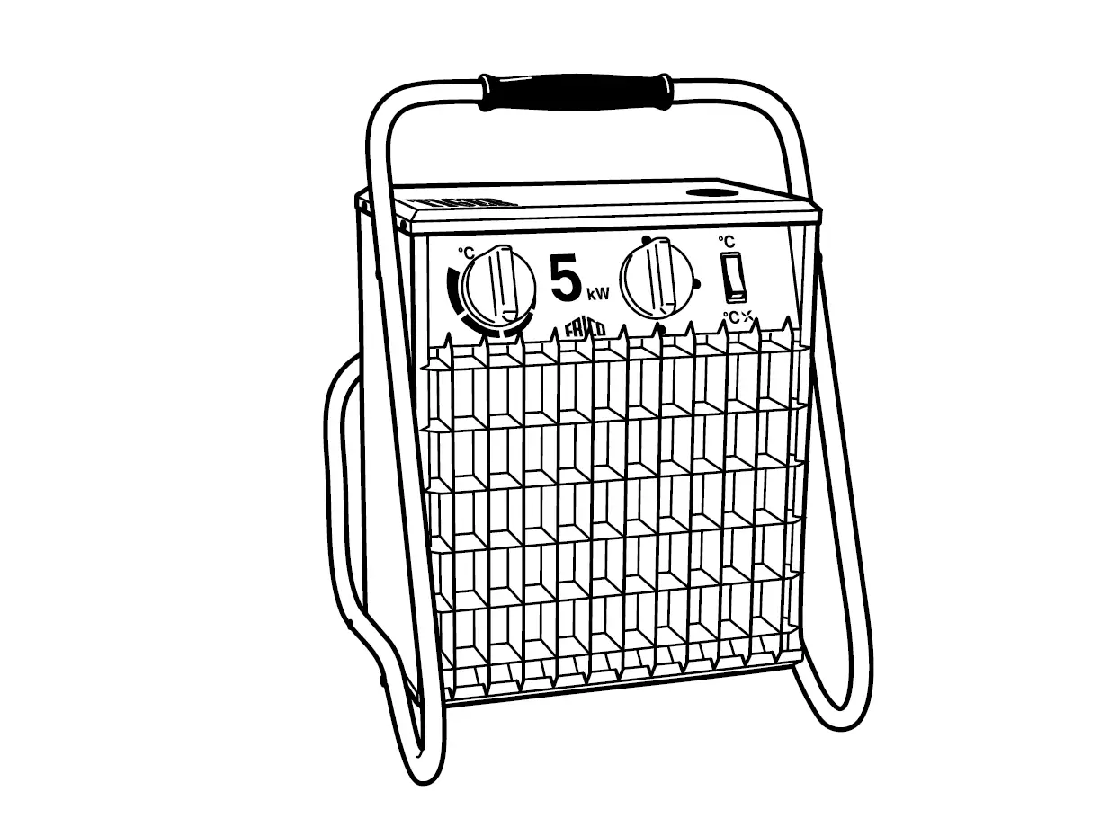 Frico Fc1p330 Tiger 2 15 Kw Portable Fan Heater Instructions