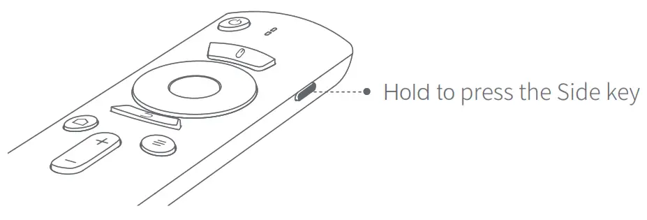 Dangbei C2 Projector - Side key