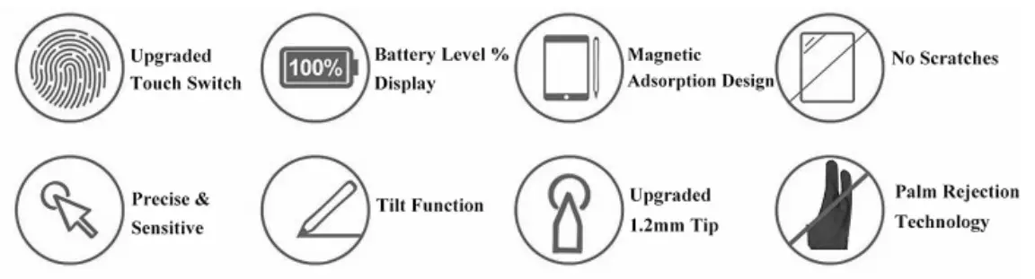 SAMSUNG Galaxy Tab S7-S7 Plus S Pen Mystic Silver - icon
