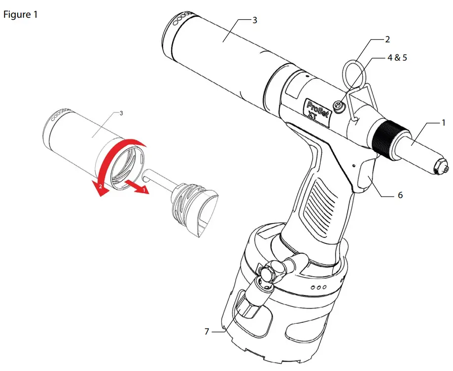 STANLEY 76002 ProSet XT1 Hydro Pneumatic Power Tool - fig