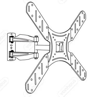 VonHaus 3000124 Cantilever TV Bracket For 20 - 50” TVS-prod