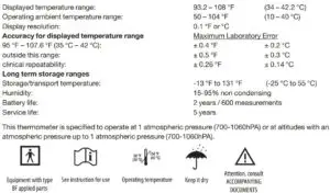 FIG 21 Product specifications