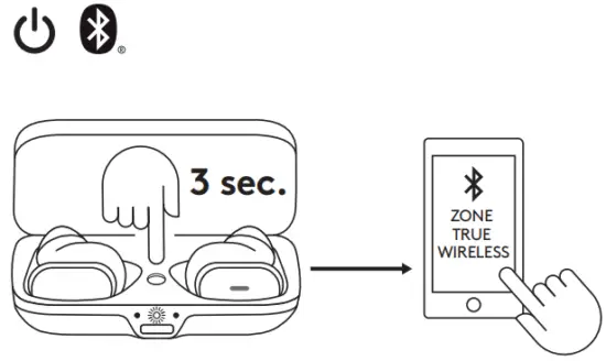 PAIR TO SMARTPHONE VIA BLUETOOTH