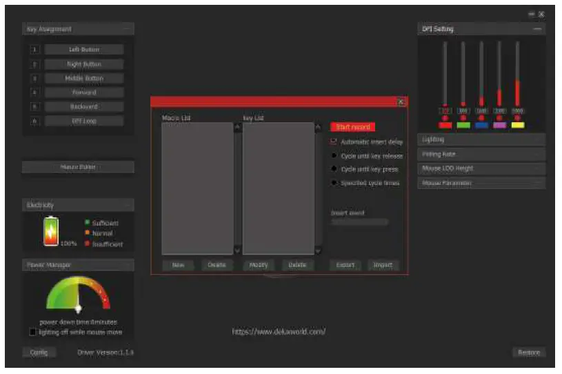 DELUX- M800-D Pro -Gaming -Wireless- Mouse -11
