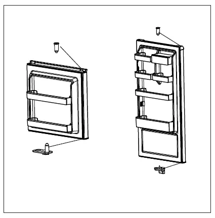 Midea JHTMF239SS 239L Stainless Steel Fridge Freezer 23