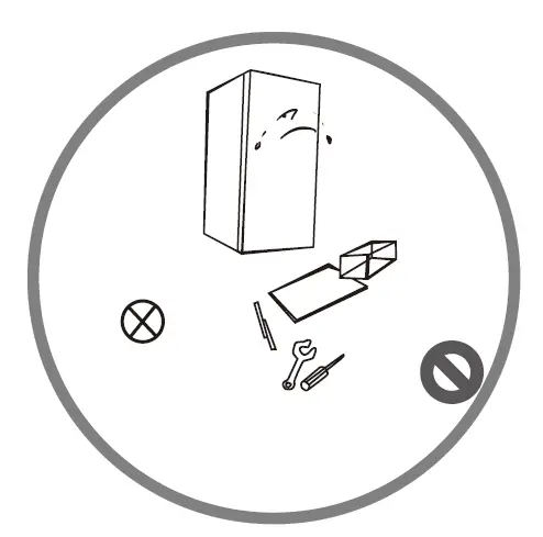 Midea JHTMF239SS 239L Stainless Steel Fridge Freezer 5