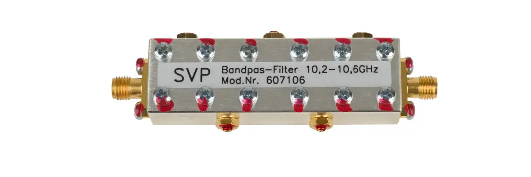 Svp 607620 Bandpass Filters User Manual