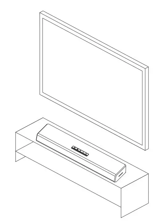 Boston acoustics TVEE 22 Soundbar User Manual - Position your sound bar