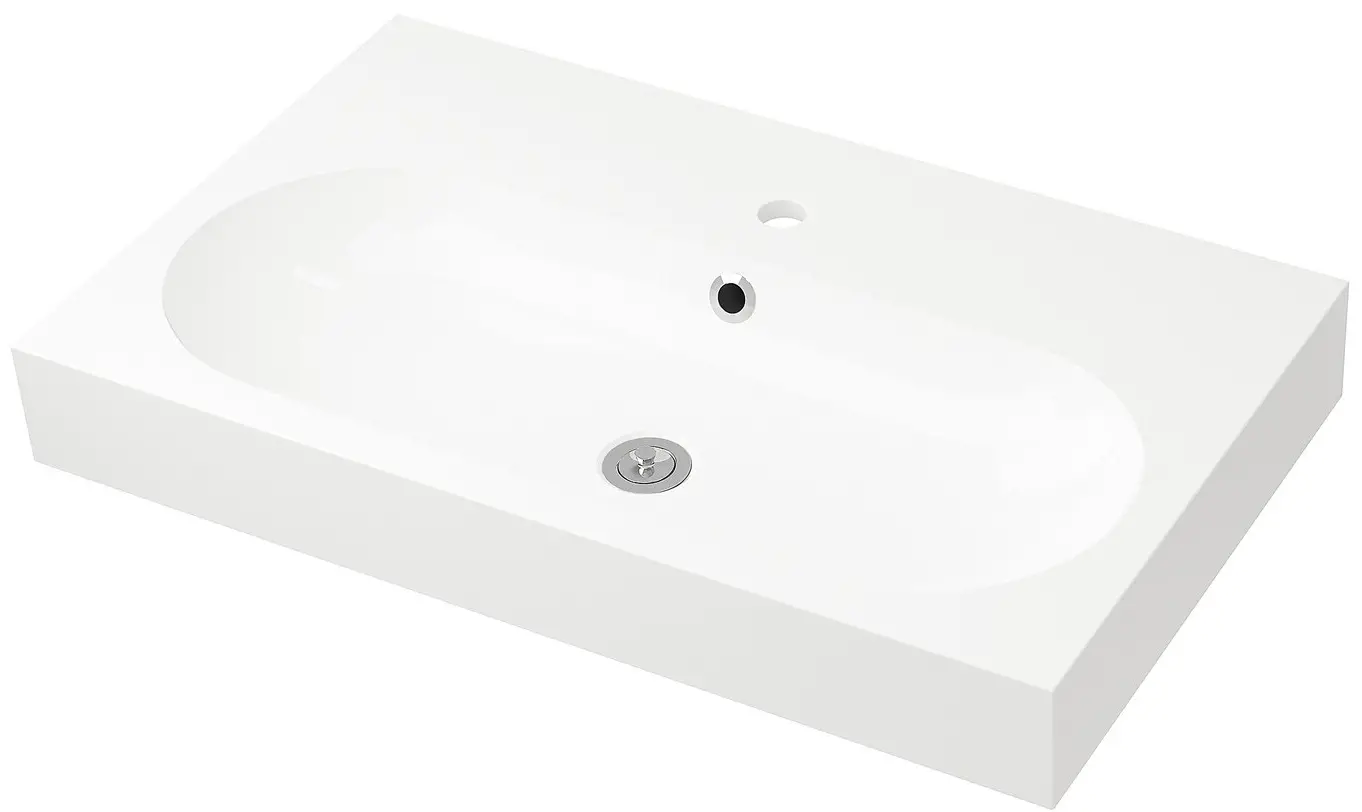 IKEA BRAVIKEN Single Wash Basin 80x48x10cm