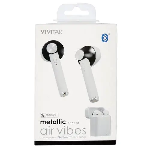 VIVITAR TWSPRO-WHT True Wireless Earphones