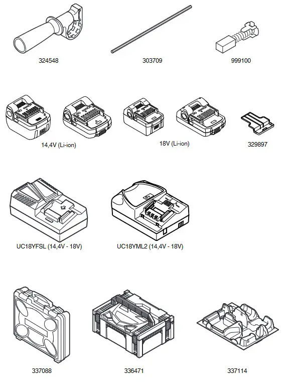 HIKOKI DH 14DSL Li-Ion Cordless Rotary Hammer - figure 8