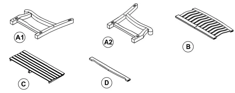 Member s Mark Painted Porch Swing Instruction Manual - Component