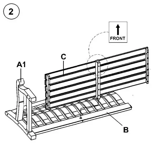 Member s Mark Painted Porch Swing Instruction Manual - attach the seat