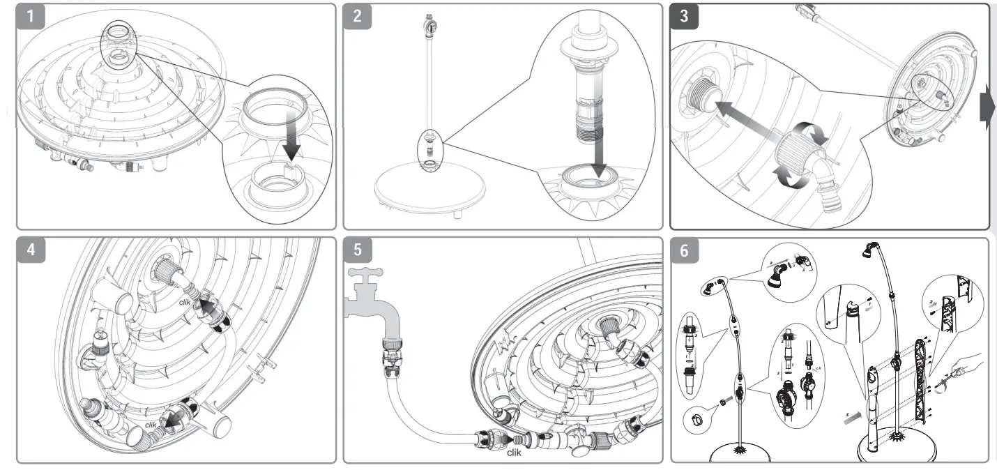 MARIMEX 10992043 Sunny Style Solar Shower fig 2