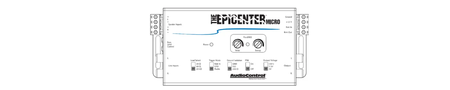 Audiocontrol 161epicem Epicenter Micro Bass Restoration Processor And Line Output Converter User Guide Audiocontrol 161epicem Epicenter Micro Bass Restoration Processor And Line Output Converter User Guide