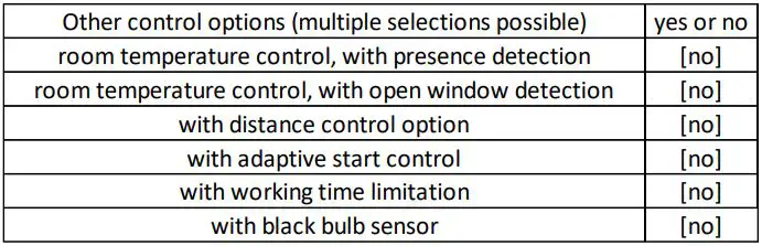 Russell Hobbs RHEFSTV2003B 1.85KW Black Electric Stove Fire User Guide - Information Requirements for Electric Local Space Heaters