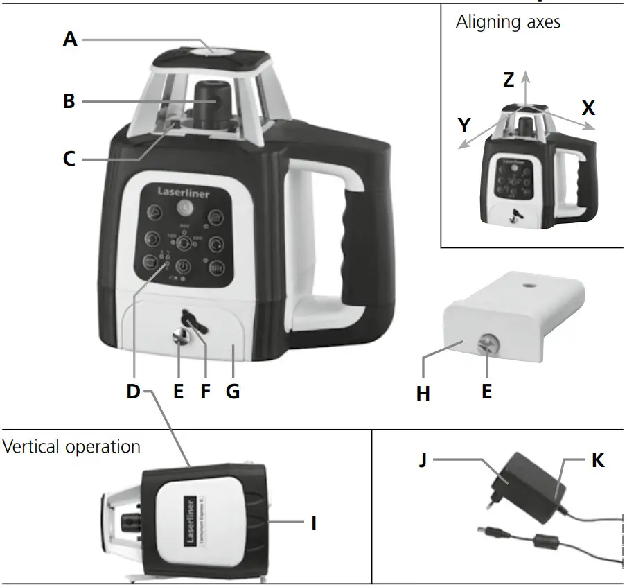 Laserliner 056 050 Centurium Express G Rotary Lasers - Centurium