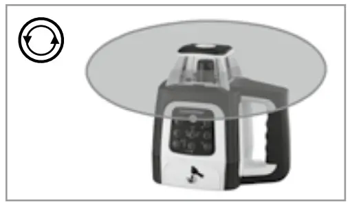 Laserliner 056 050 Centurium Express G Rotary Lasers - Rotary mode