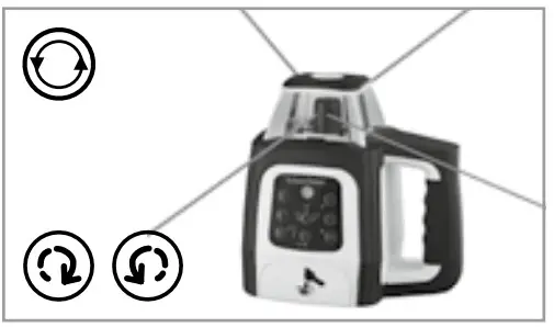 Laserliner 056 050 Centurium Express G Rotary Lasers - Spot mode