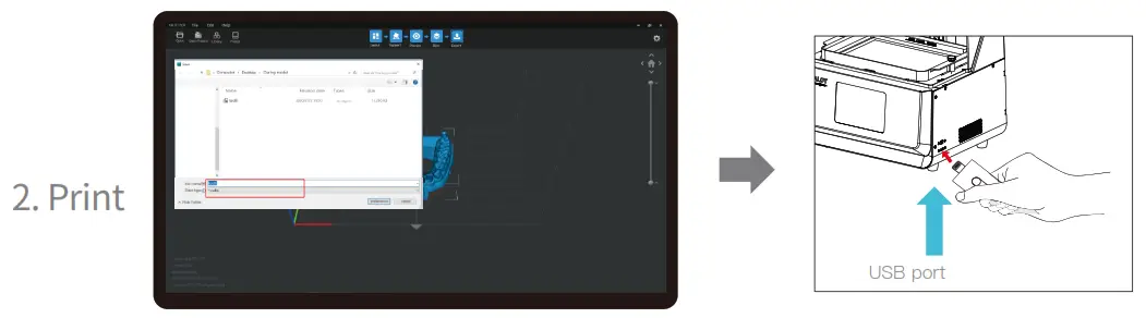 CREALITY HALOT MAX 3D Printer - start Printing