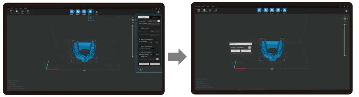 CREALITY HALOT MAX 3D Printer - tart Printing 1