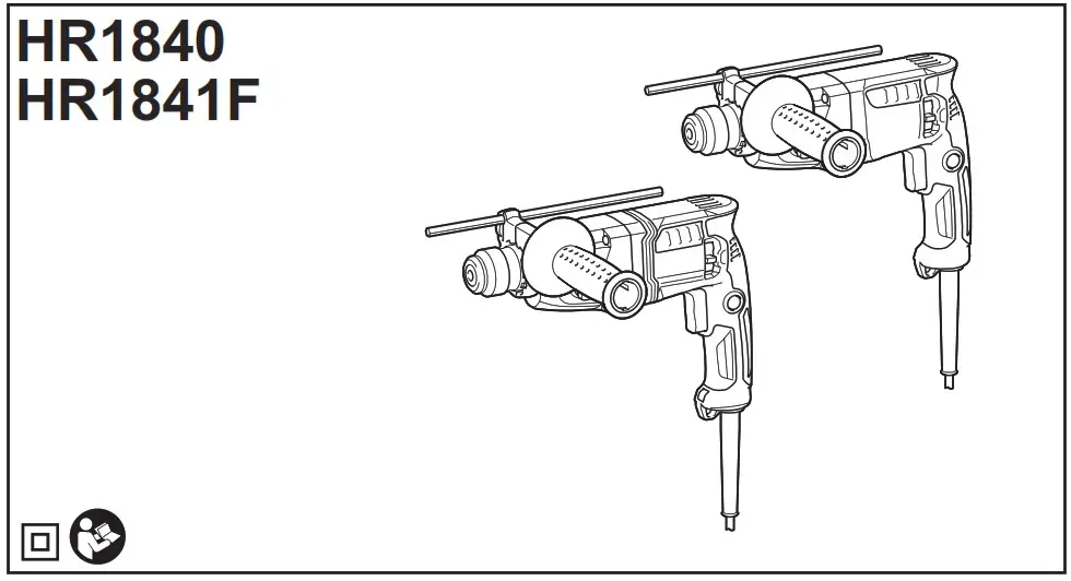 MAKITA HR1840 Rotary Hammer - overview 1