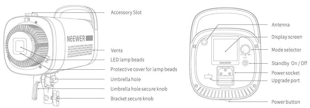 NEEWER CB150 Continuous LED Studio Light-4