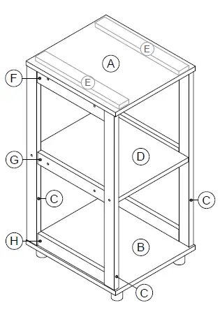 Furinno-19031-2-Tier-End-Table-01