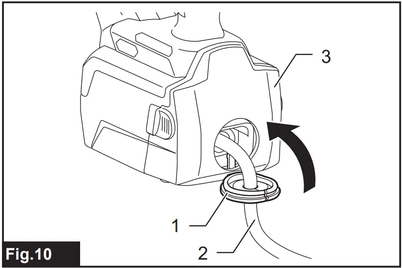 makita VR001G Cordless Concrete Vibrator - fig 11