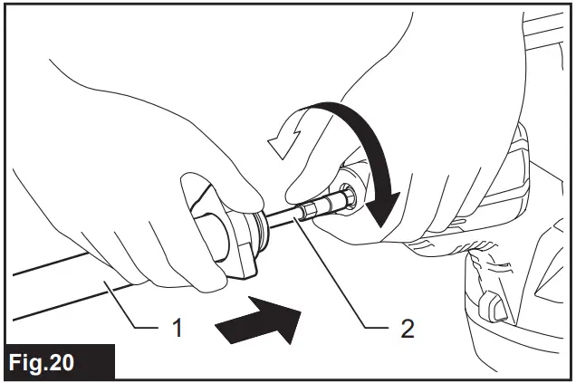 makita VR001G Cordless Concrete Vibrator - fig 22