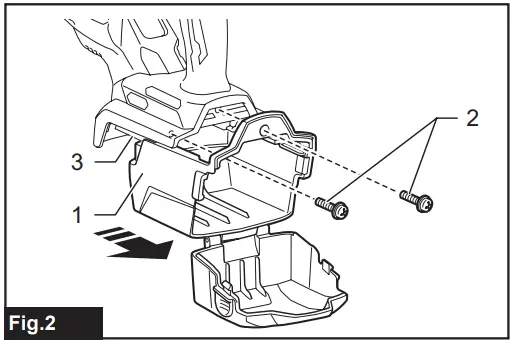makita VR001G Cordless Concrete Vibrator - fig 3