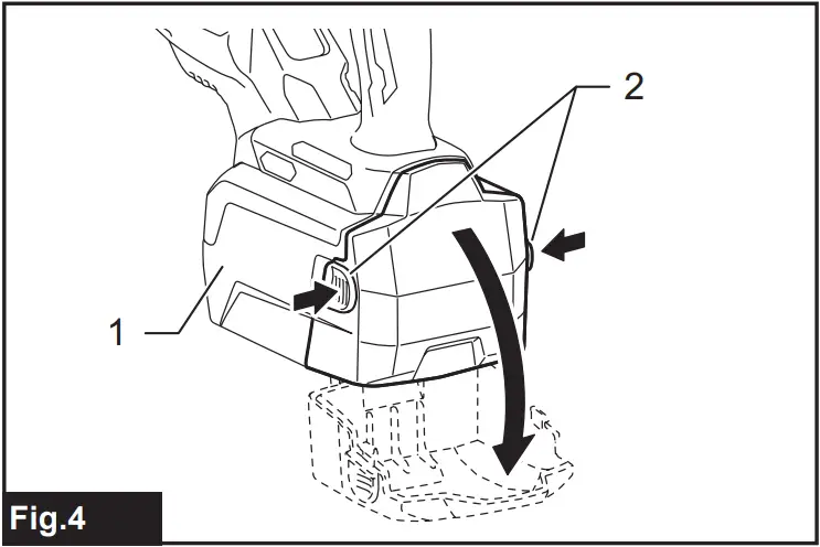 makita VR001G Cordless Concrete Vibrator - fig 5
