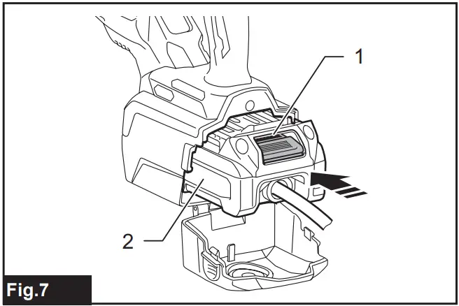 makita VR001G Cordless Concrete Vibrator - fig 9