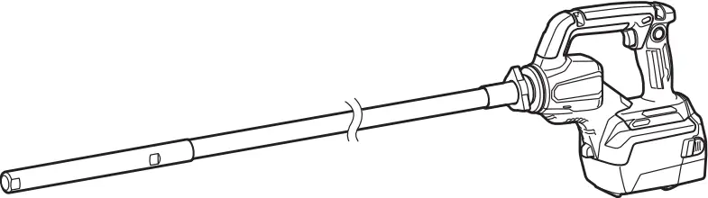 makita VR001G Cordless Concrete Vibrator