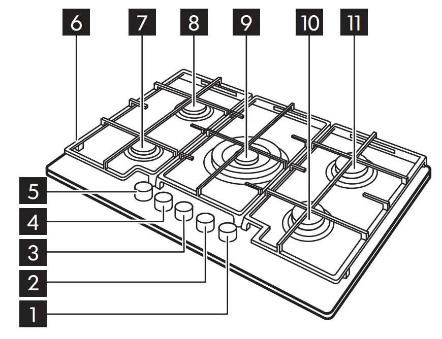 IKEA 805 234 39 Vasastan Gas Hob - fig 9