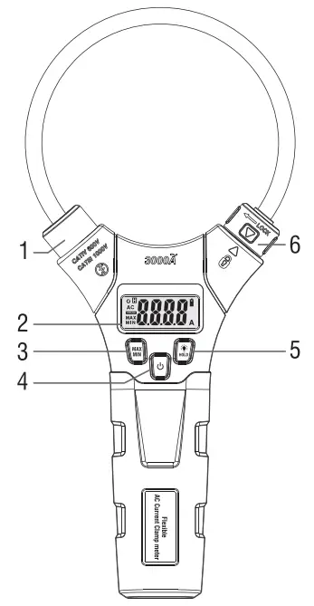 Jaycar 3000A True RMS AC Current Clamp Meter-fig1