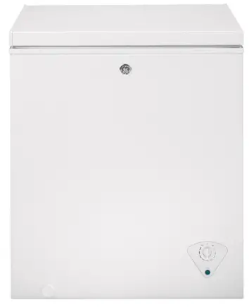 GE APPLIANCES FCM5STWW Manual Defrost Chest Freezer