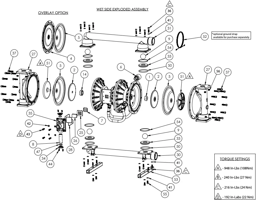 Composite Repair Parts Drawing - Stainless Model