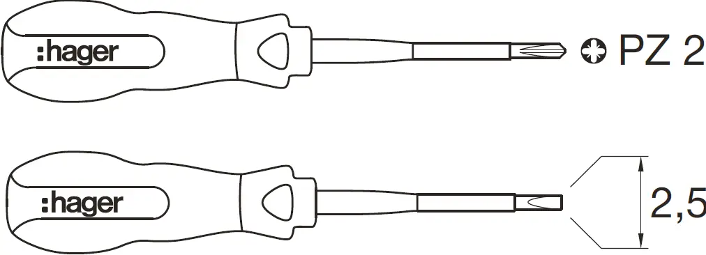 hager ZY450APZ Equipment Package LOGO